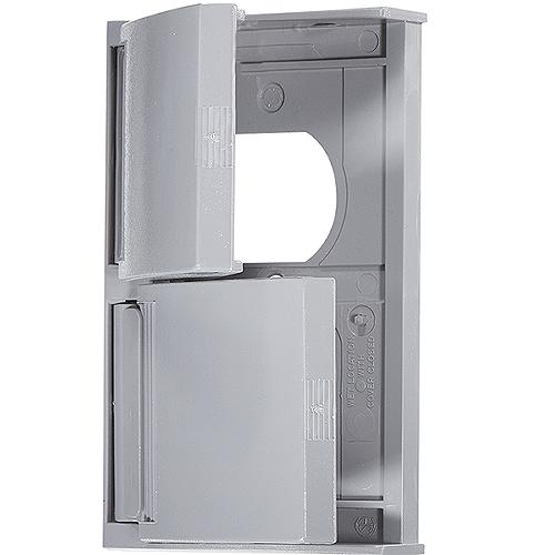 Rv Designer Weatherproof Snap Cover Plate, Gray - S911 - 350-S911F1