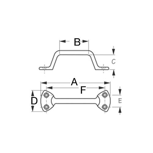 Seadog Lift Handle - 221275-1 - 354-2212751F1