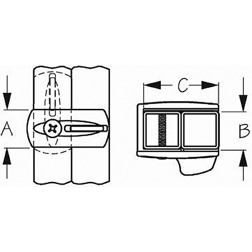 Stainless Pontoon Gate Latch - 221880-1 - 354-2218801F1