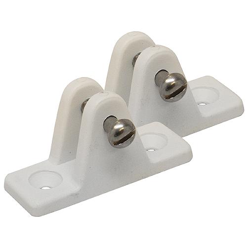 Lg Deck Hinge/Angled White 2/Cd - 273231-1 - 354-2732311F1