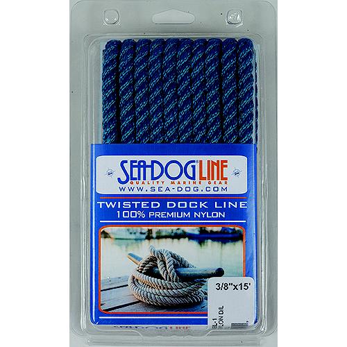 Sea Dog Premium Twisted Three-Strand Nylon Dock Line - 301110025Bl-1 - 354-301110025Bl1F1