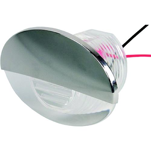 Seadog 401275 Led Flush Mount Oval Courtesy Light With Stainless Cover | White Finish - 401275-1 - 354-4012751F1