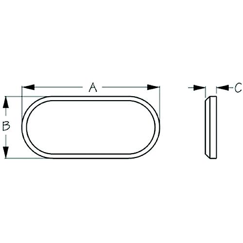 Seadog Led Surface Mount Courtesy Edge Light, Blue - 401379-1 - 354-4013791F1