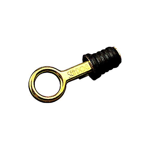 Brass Snap Handle Drain Plug, 1-1/4