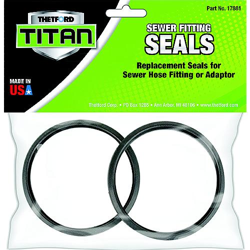 Thetford 17881 Titan™ Pemium Rv Seals For Sewer Hose Fitting Or Adapter, 2/Pk - 17881 - 363-17881F1