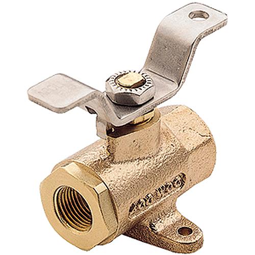 Bronze Ball Type Fuel Shut-Off Valve, 1/4