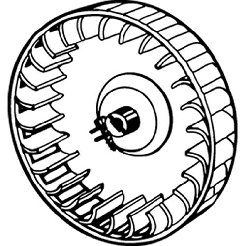 Suburban 350184 Furnace Part, Combustion Air Wheel - 350184 - 380-350184F1