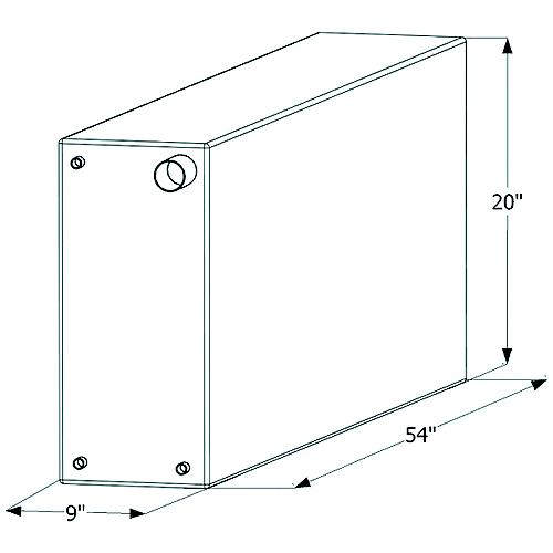 Icon Fresh Water Replacement Tank, 39 Gal. - 12714 - 398-12714F1