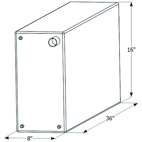 Icon Fresh Water Replacement Tank, 20 Gal. - 12732 - 398-12732F1
