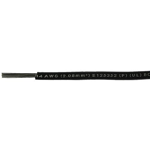 Cobra Wire A1014T07500Ft Primary Tinned Copper Wire, 14 Awg, 500', Black - A1014T07500Ft - 446-A1014T07500Ftf1