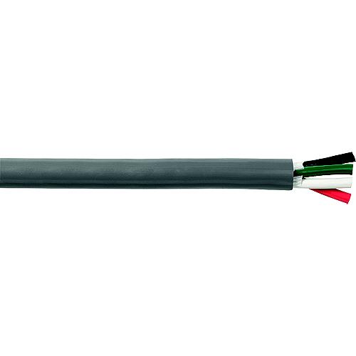 Cobra Wire B6G16T40100Ft Tinned Copper Round 4-Conductor Wire, 16/4, 100', Gray - B6G16T40100Ft - 446-B6G16T40100Ftf1