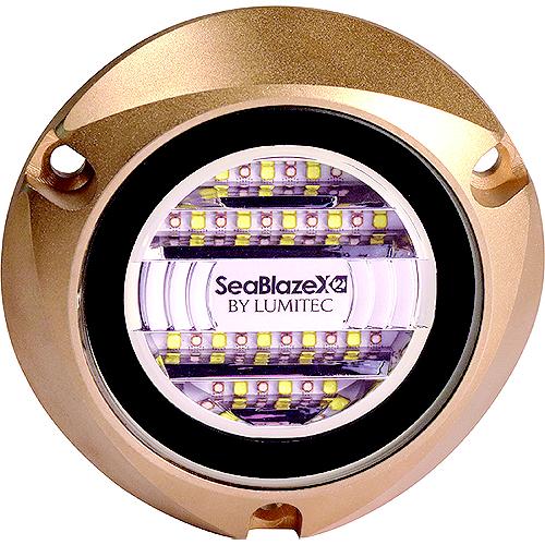 Lumitec 101515 Seablazex2 Underwater Led Light W/Bronze Bezel, Spectrum Full-Color Rgbw - 101515 - 451-101515F1