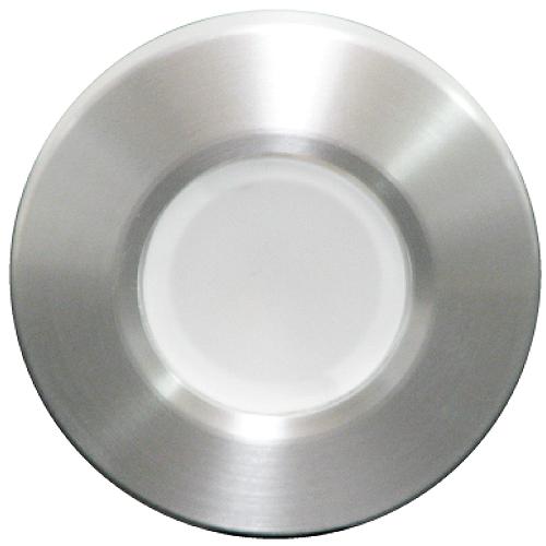 Lumitec Orbit Flush Mount Down Light, Brushed Bezel, White Dimming/Blue/Red Light - 112508 - 451-112508F1