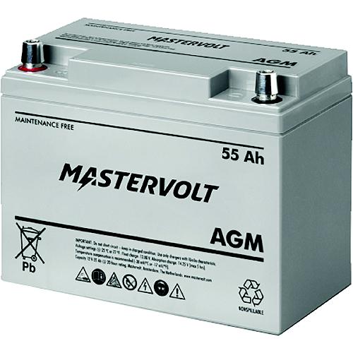 Mastervolt 62000550 12V Agm Battery, Group 24 - 62000550 - 469-62000550F1