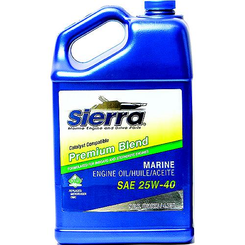 Sierra 9400Cat4 4-Cycle Stern Drive Engine Oil, 25W40 Fcw, 5 Qt. - 18-9400Cat-4 - 47-9400Cat4F1