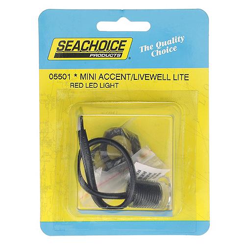 Seachoice Livewell Light, Mini Led Accent, Red, Waterproof, 50,000 Hours - 50-05501 - 50-05501F1
