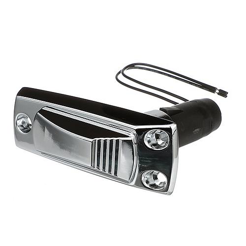 Seachoice All-Round White Light Spare Base, Zamak Die-Cast, Perma-Plate, Chrome Finish - 8271 - 50-08271F1