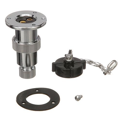 Seachoice Deck Connector With Brass Double Contacts - 50-10161 - 50-10161F1