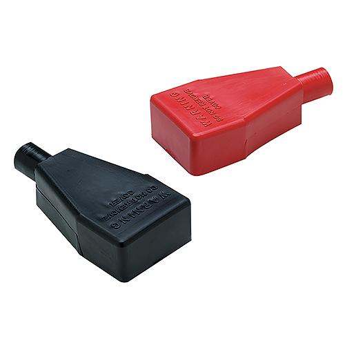 Seachoice Standard Type Battery Terminal Covers (Set Includes 1 Red And 1 Black) Fit Terminals Without Wing Nut - 50-13641 - 50-13641F1