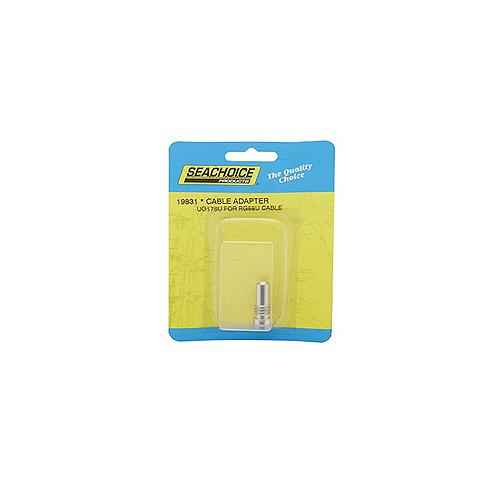 Seachoice Ug175 Adapter, Vhf Cable Antenna Connector - 19831 - 50-19831F1
