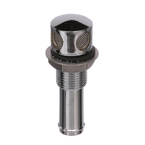 Seachoice Thru Hull Fuel Tank Vent, Chrome-Plated Brass, 5/8 In. - 50-23031 - 50-23031F1