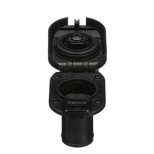 Seachoice Molded Plastic Gas Deck Fill With Vent And Cap (Hinge Flip Top) For 1-1/2