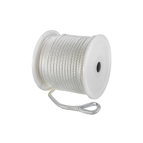 Seachoice Double Braid Nylon Anchor Line, White - 42111 - 50-42111F1