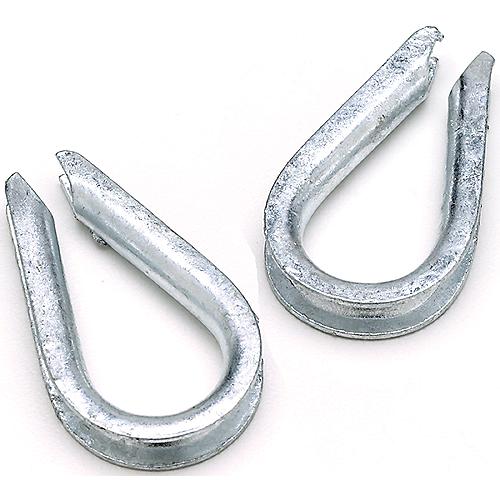 Rope Thimble-Galv-1/2 -Bulk - 43340 - 50-43340F1