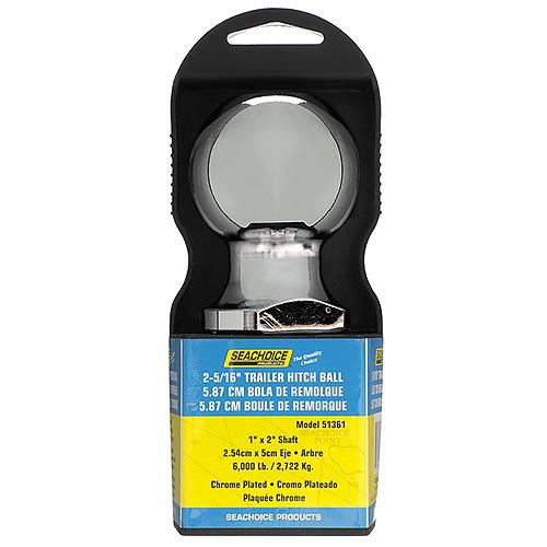 Seachoice Chrome Plated Steel Trailer Coupler Ball - 50-51361 - 50-51361F1