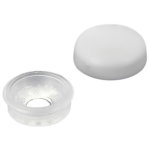 Seachoice Screw Caps, Alumtone, Fits #10 & #12 - Rp-Mp9708Sc - 50-59908F1