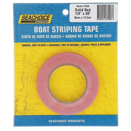 Seachoice 77928 Boat Striping Tape, Red1/4
