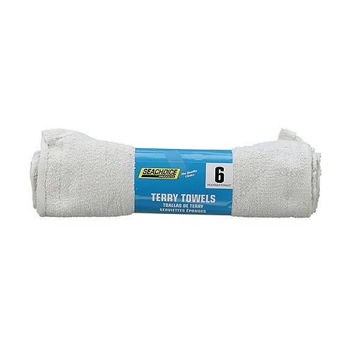Seachoice 90010 Terry Towels, 6-Pk. Roll - T-90010-Sc - 50-90010F1