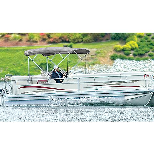 48 High 4 Bow Square Tube Pontoon Ups-Able Bimini Top, Frame Only - 50510 - 500-50510F1