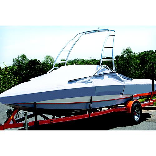 Tst-20 W/ Tower Boat Cover 7 Oz. Mist Gray Sun-Dura - 74520S11 - 500-74520S11F1