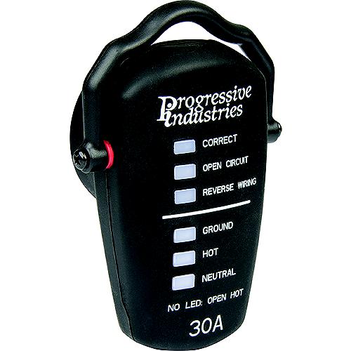 Progressive Industries Rrt30 Rv Receptacle Tester, 30A - Rrt-30 - 557-Rrt30F1