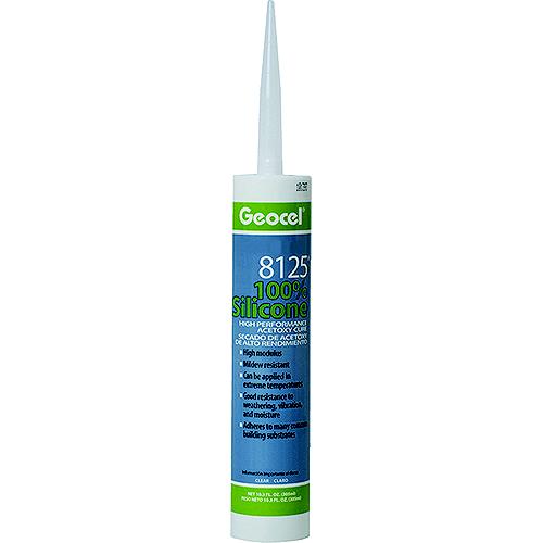 Geocel Gc68112 8125® 100% Silicone High Performance Acetoxy Cure Sealant, 10.3 Oz., White - Gc68112 - 574-Gc68112F1