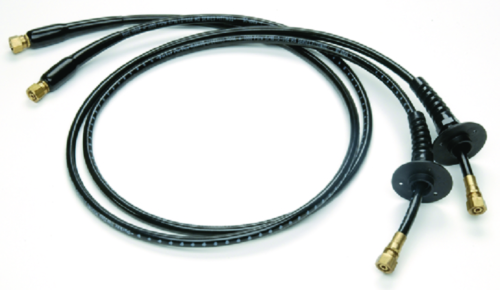 Uflex Hydraulic Ob-Bhbr Hose Kit Includes Pre-Crimped Brass Fittings, Bulkhead Fittings And Bend Restrictors On Both Ends (2 Per Pack), 28' - Kitobbhbr-28 - 216-Kitobbhbr28F1