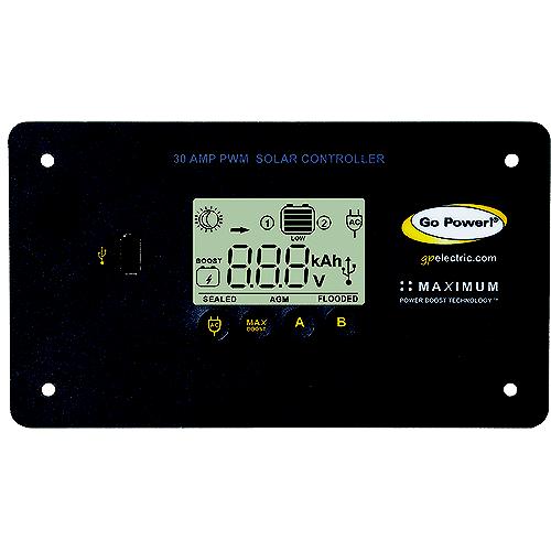 Go Power! 76119 Digital Solar Controller, 30A - 82756 - 584-82756F1
