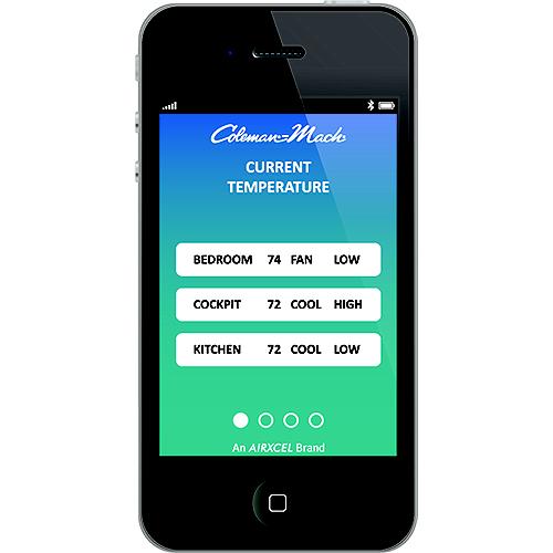 Coleman-Mach 96303523 Bluetooth Thermostat, Black, Heat Pump - 9630-3523 - 588-96303523F1