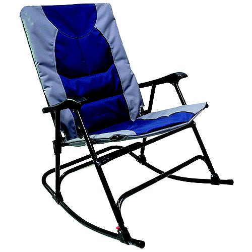 Fultyme Rv 6071 Folding Rocking Chair, Blue/Grey - 6071 - 590-6071F1