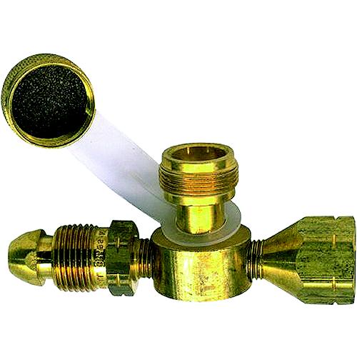 Trident High Pressure Gas Grill Connection - Tee Style - G-415 - 606-G415F1