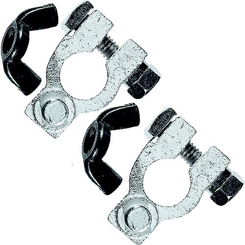 Ancor Battery Terminal Set Of One Wing Nut Style Yellow Brass Nut For 5/16