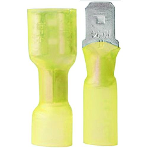 Ancor 320999 Marine Grade® Heat Shrink Disconnects, 12-10 Male, Yellow, 100/Pk - 320999 - 639-320999F1