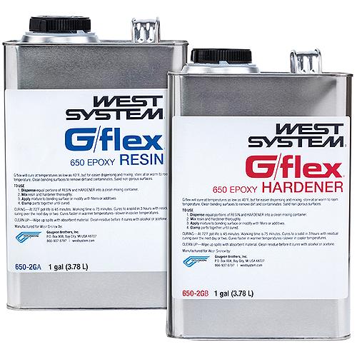 West System G/Flex Epoxy 2 Gallon Kit (2Ea Gal. Cans) - 6502G - 655-6502Gf1