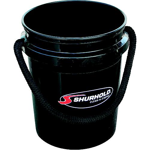 Shurhold 2452 Rope Handle Bucket, 5 Gal., Black - 2452 - 658-2452F1