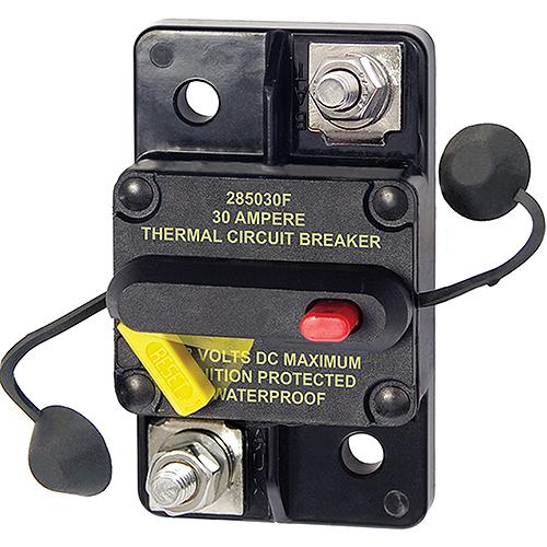 Blue Sea Systems 285 Series Dc Cirucit Breaker - Surface Mount - 7181-Bss - 661-7181F1