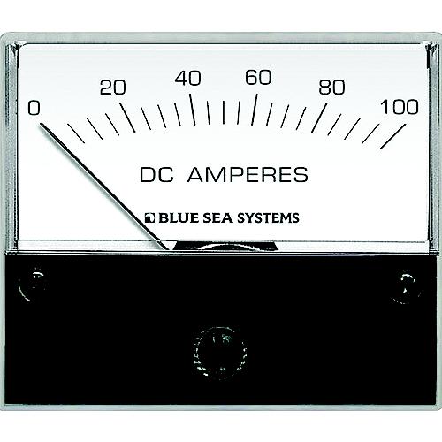 Blue Sea Systems 8017 Dc Analog Ammeter - 0-100A With Shunt - 8017-Bss - 661-8017F1
