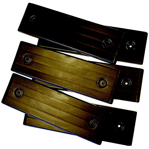 Ironwood Pacific 0132 E-Z Slide Trailer Bunk Pads, Kit 3, Black - 132 - 664-0132F1