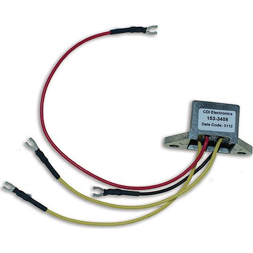Johnson/Evinrude Rectifier - 153-3408 - 667-1533408 Superseded By: 47-5708F1