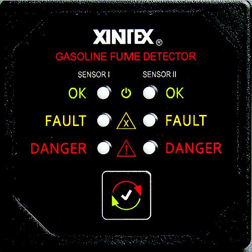 Fireboy-Xintex G2Br Gasoline Fume Detector, Dual Channel W/2 Sensors - G-2B-R - 669-G2Brf1